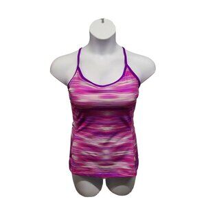 Old Navy Active Tank Womens Size Large Spaghetti Strap Shelf Bra Removable Pads